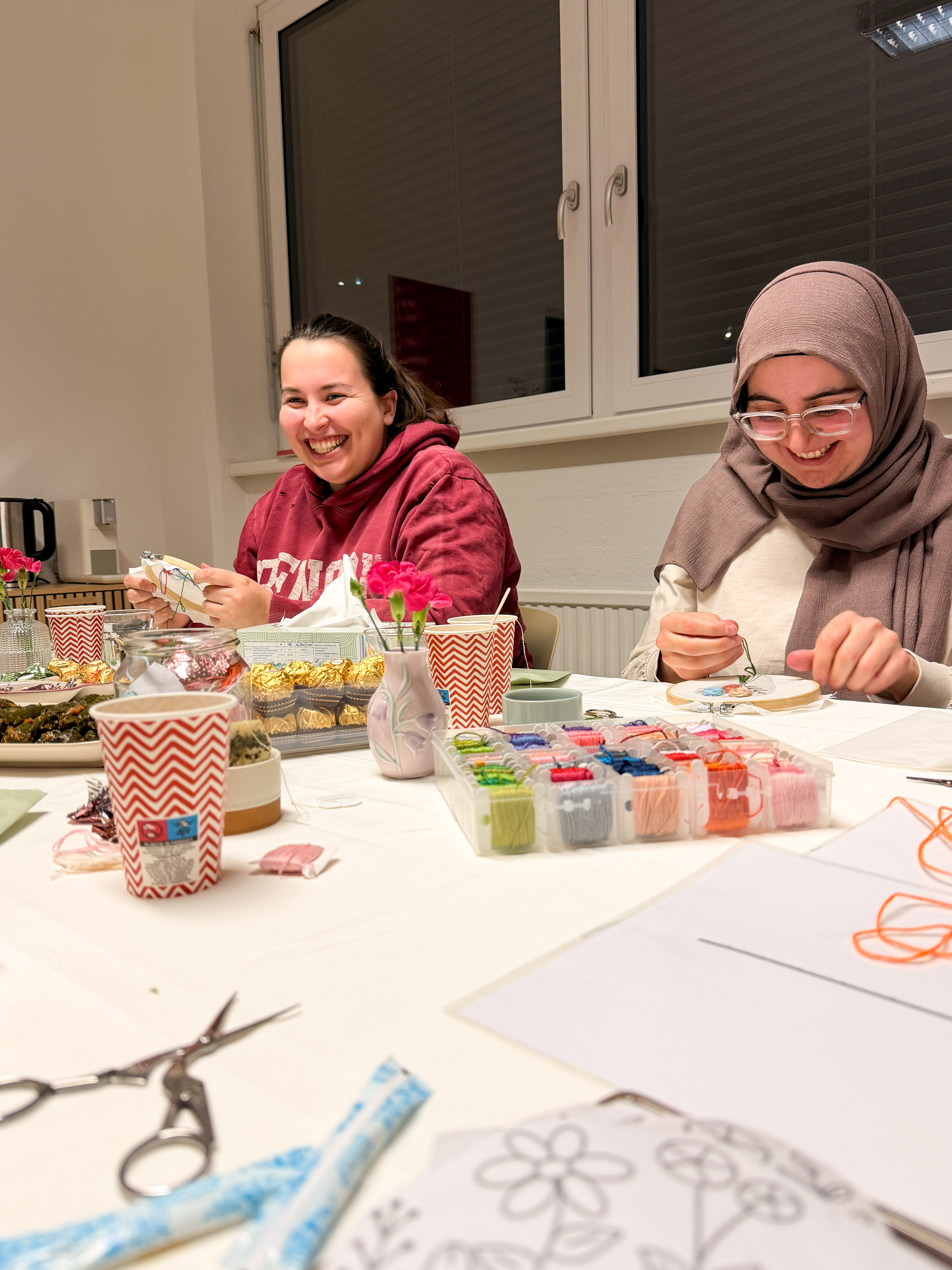 Gute Stimmung beim Workshop
